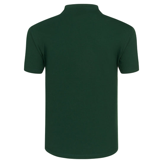 Back of Orn Workwear Plover T-Shirt in bottle green.