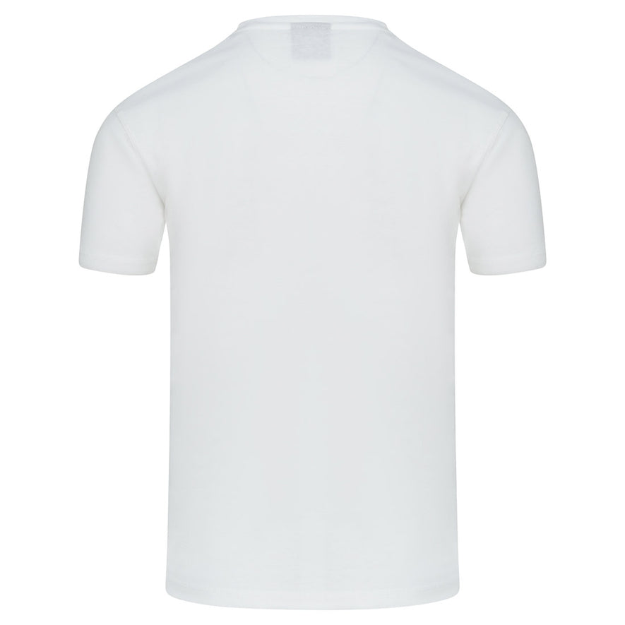 Back of Orn Workwear Plover T-Shirt in white.