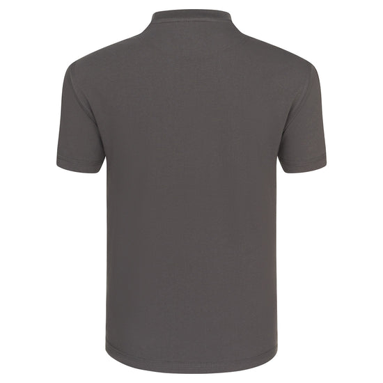 Back of Orn Workwear Goshawk T-Shirt in graphite.