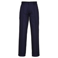 Navy portwest preston trousers. Trousers have belt loops.