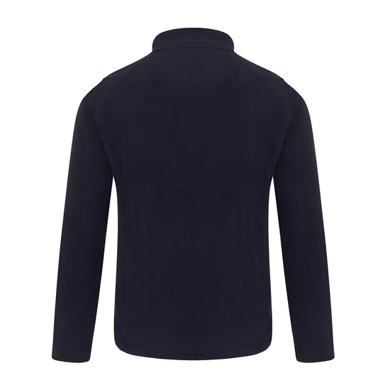 Back of Orn Workwear ORN Skimmer Softshell in navy.