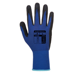 Portwest Nero lite foam glove in blue and black. Glove has blue back and black foam coated front. Glove is perfect for general handling .