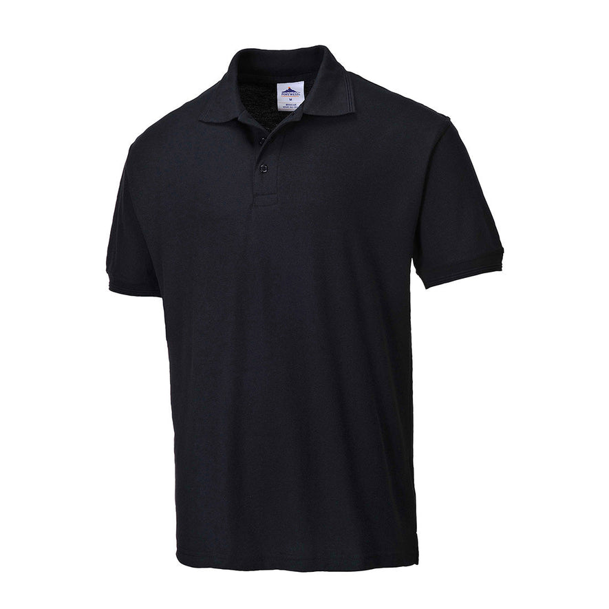 Black Portwest Naples Polo shirt. 