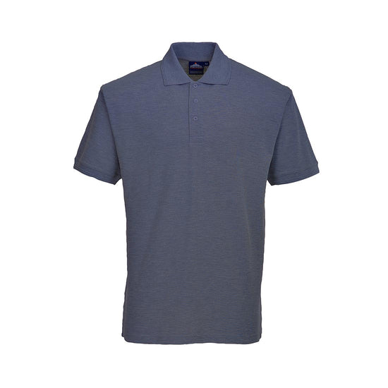 Metal Grey Portwest Naples Polo shirt. 