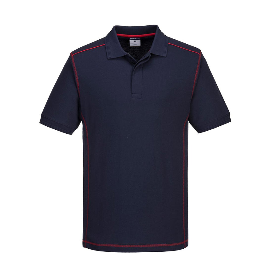 Navy and Red Two Tone Polo Shirt