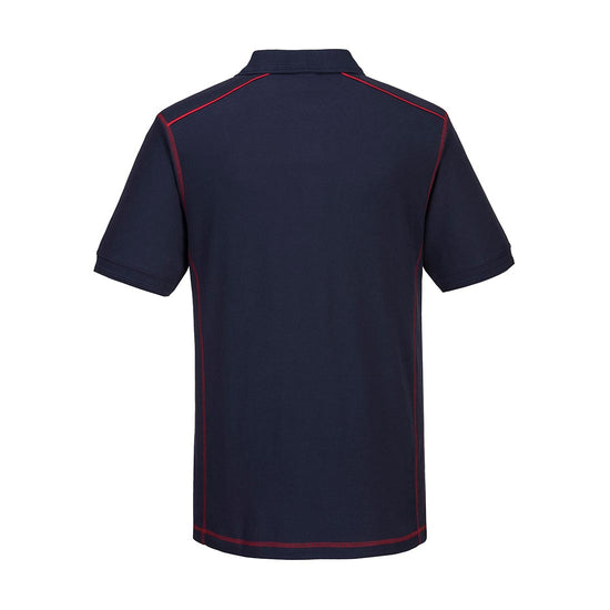 Navy and Red Two Tone Polo Shirt