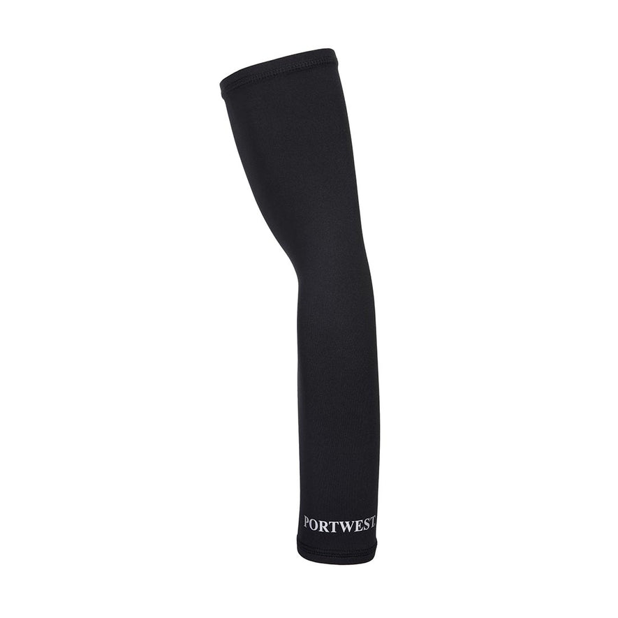 Black Cooling Sleeves with logo on wrist