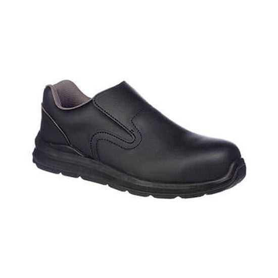 Black Compositelite Slip On Safety Trainer