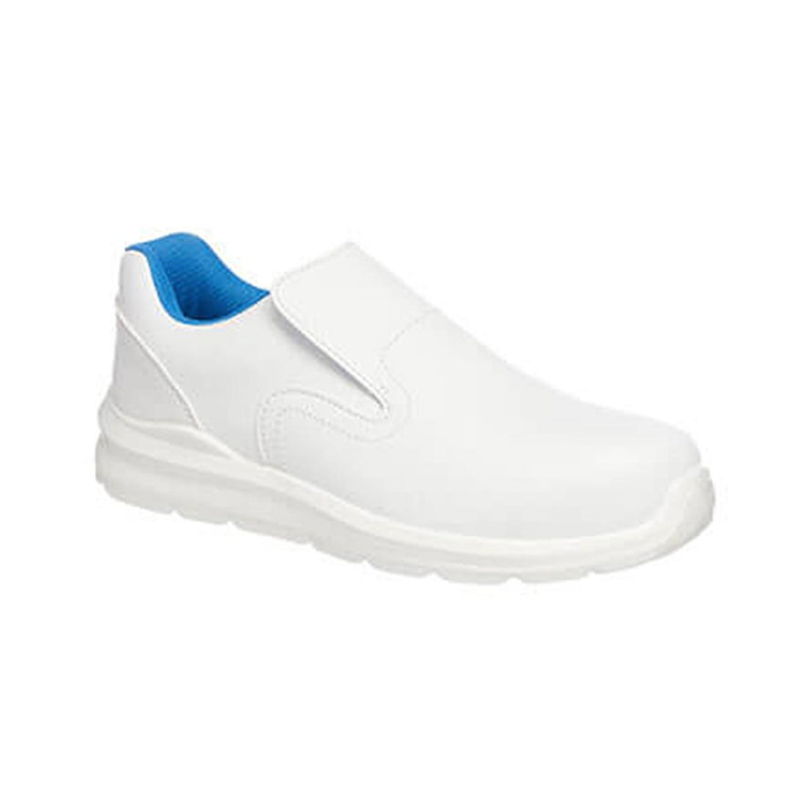 White Compositelite Slip On Safety Trainer