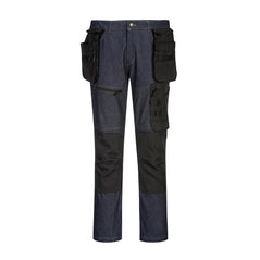 Indigo KX3 Holster Denim Trouser with holster pockets and black knee pad pockets