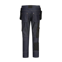 Indigo KX3 Holster Denim Trouser with holster pockets and black knee pad pockets