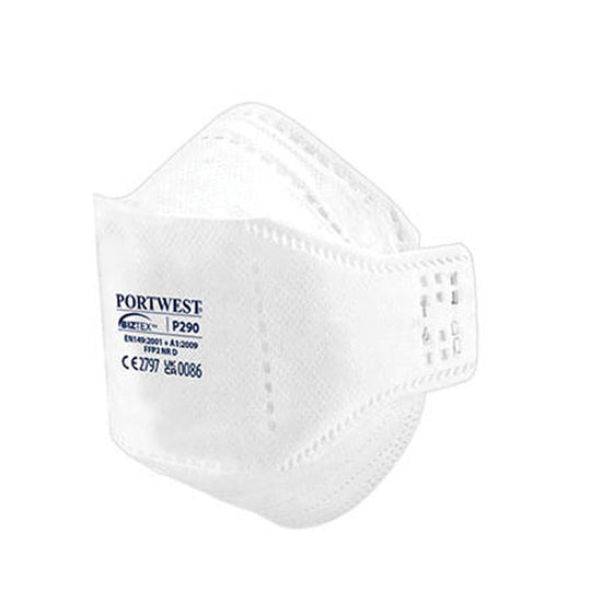 EAGLE FFP2 Dolomite Fold Flat Respirator in White 