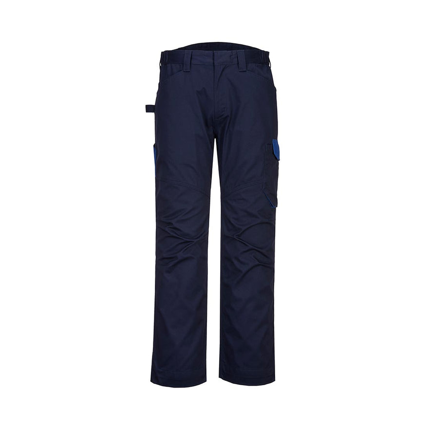 Navy/Royal PW2 service trouser with cargo pocket in blue. Trousers have a hammer loop.