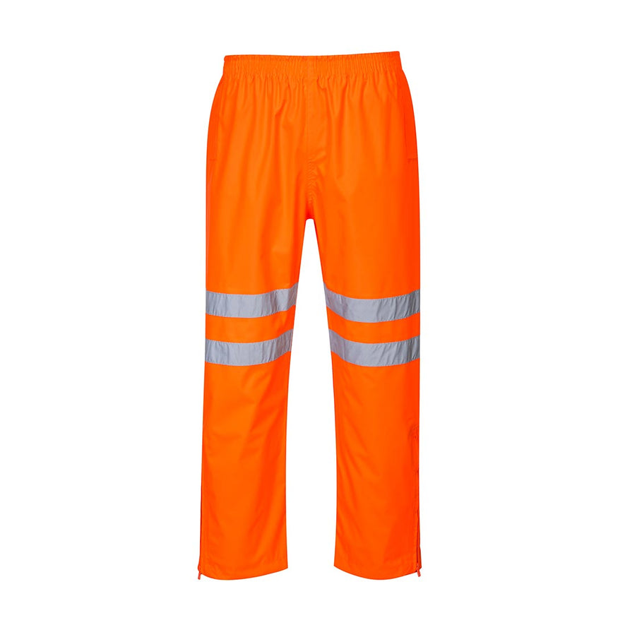 Hi-Vis Breathable Trouser with elastic waist and reflective strips