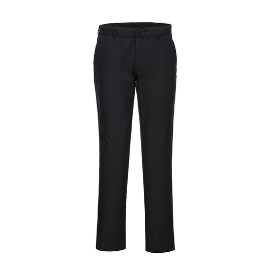 Black Women's Slim Chino Trouser with 3 pockets