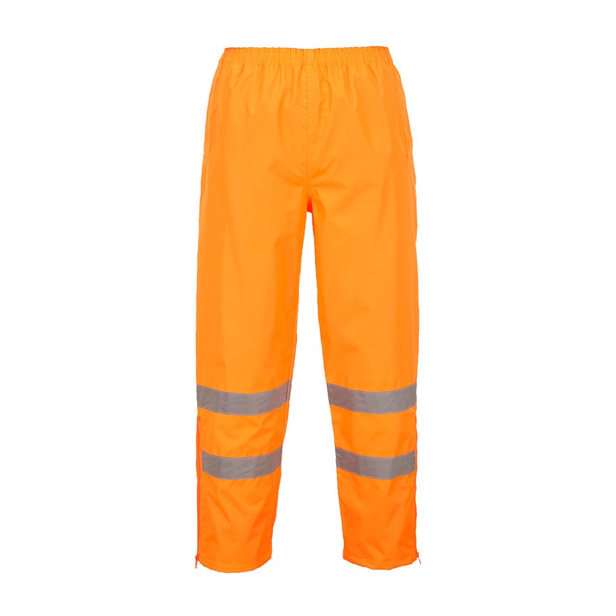 Orange Hi-Vis Breathable Trouser with reflective strips