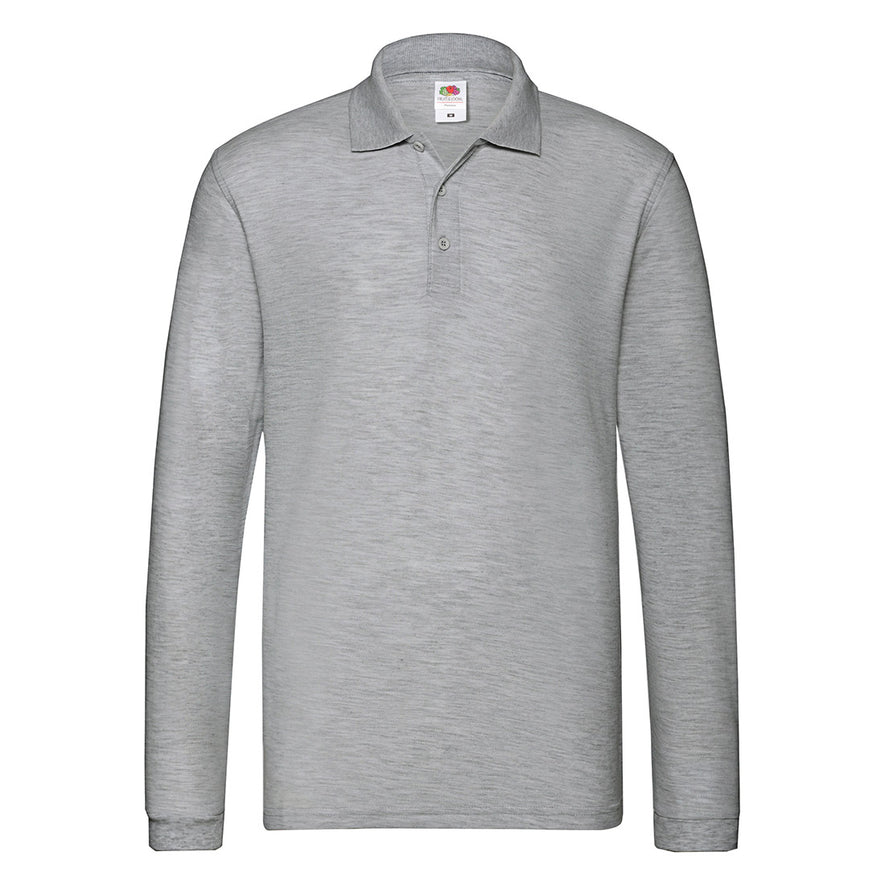 Premium long sleeve polo 