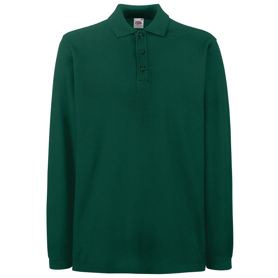 Premium long sleeve polo 