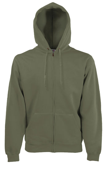 Premium 70/30 hooded sweatshirt jacket