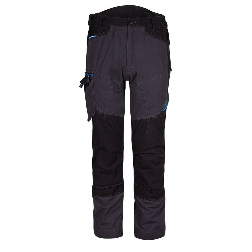 Metal grey WX3 Work Trouser with cargo pockets on waist and thigh.