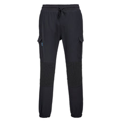 Metal Grey KX3 flexi trouser jogging bottoms. Joggers are drawstring tighten with kneepad pockets.