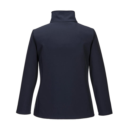 Navy blue Women's Print & Promo Softshell 2L with zip up