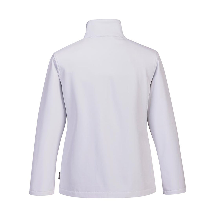 white blue Women's Print & Promo Softshell 2L with zip up