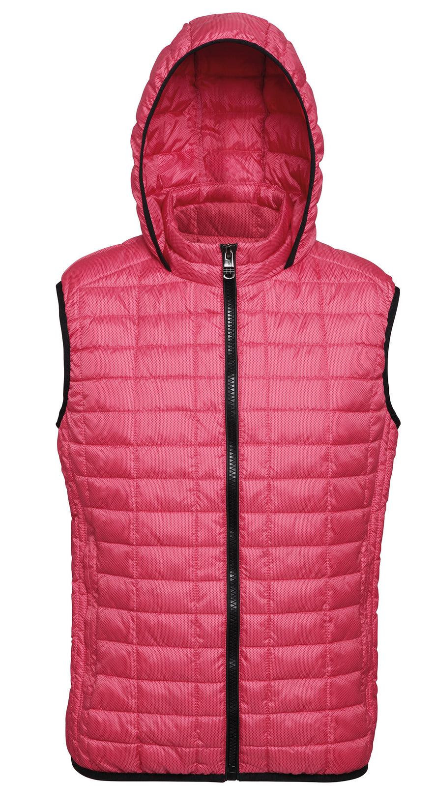 Honeycomb hooded gilet