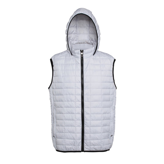 Honeycomb hooded gilet