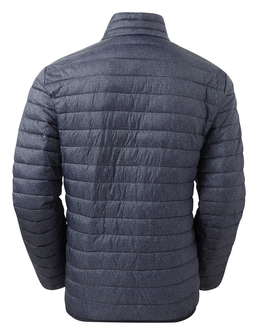 Melange padded jacket