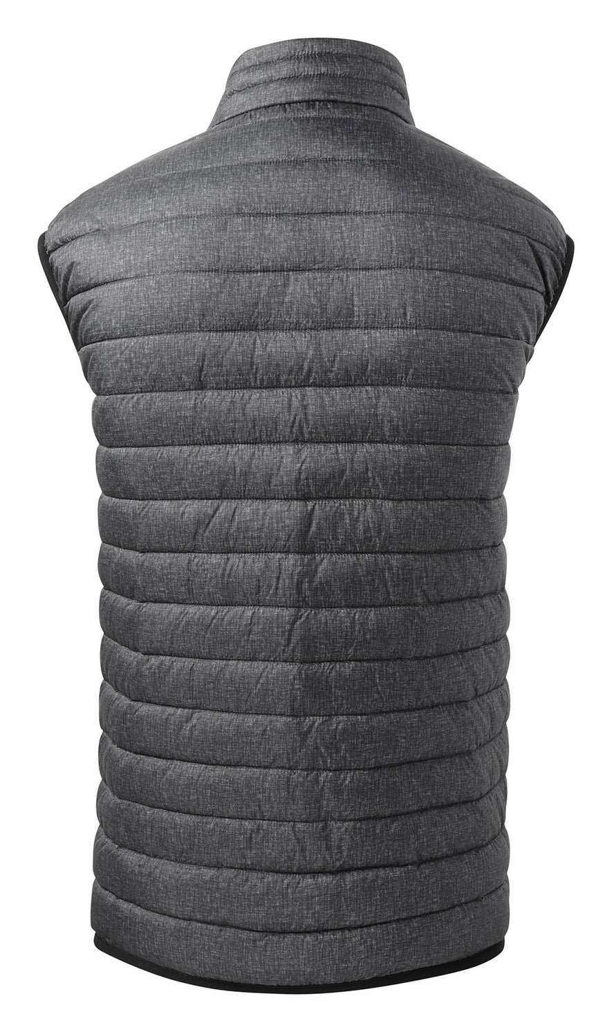 Melange padded gilet