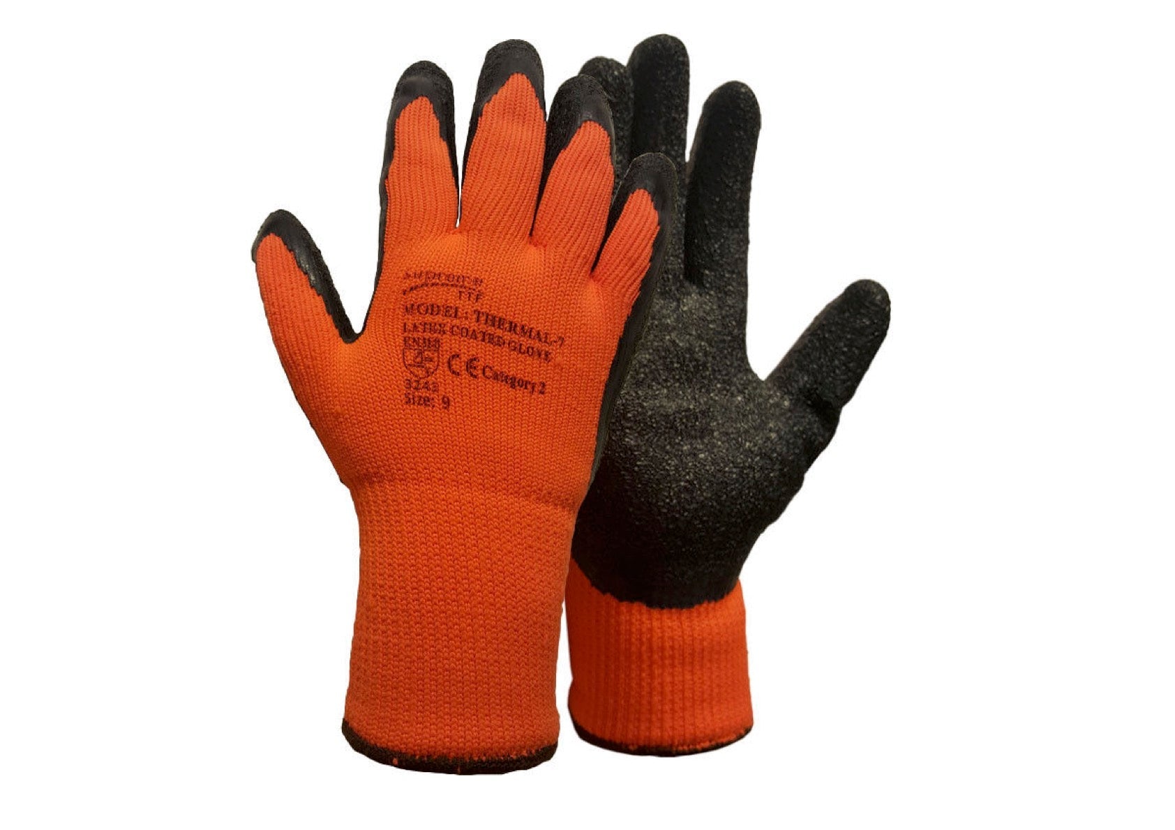 Supreme TTF Orange HI VIZ Thermal 7 Gloves | Greener Workwear