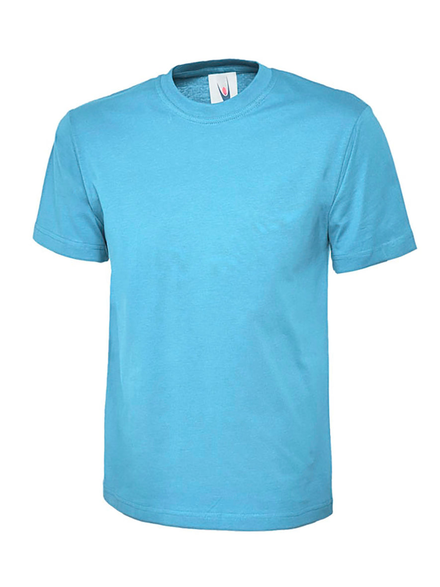 Uneek Clothing UC306 - 180 GSM Childrens T-shirt with short sleeves and round neck in sky blue.