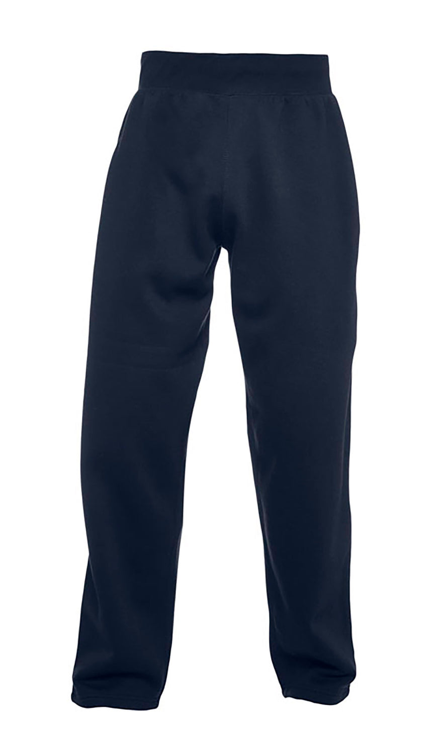 Uneek Clothing UC521 Childrens Jog Bottoms in navy with pockets and elasticated waist. 