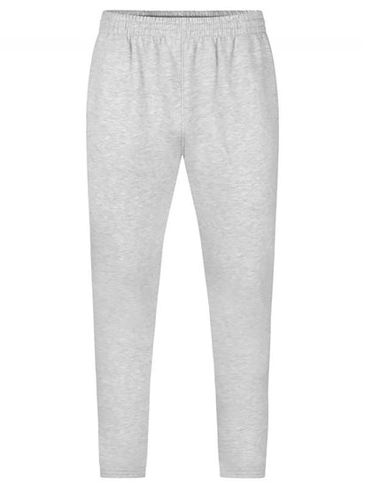 Uneek Clothing UX9 The UX Jogging Pants in heather grey with elasticated waist and ankles.