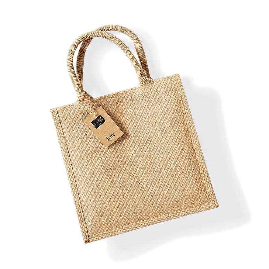 Jute midi tote