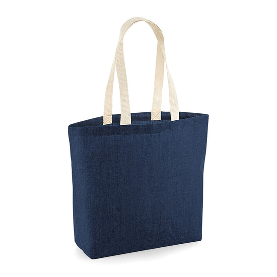 Unlaminated jute shopper