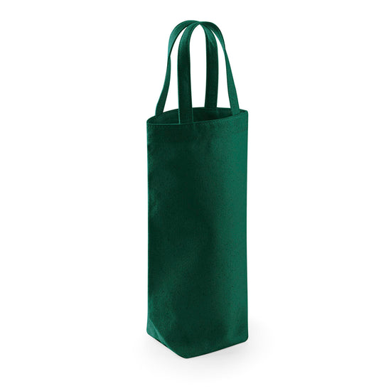 Fairtrade cotton bottle bag