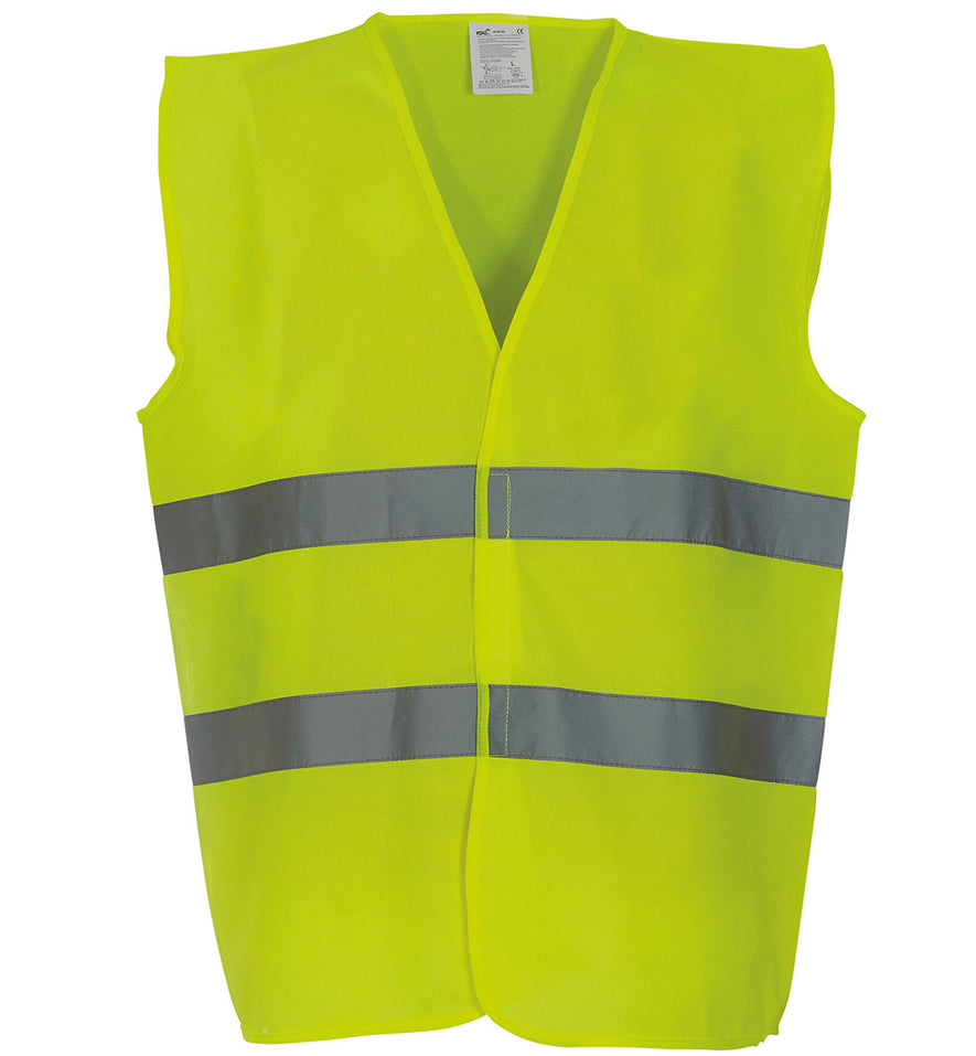 Hi-vis 2-band waistcoat (HVW102)