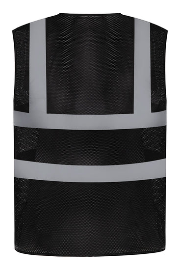 Top cool open mesh 2-band-and-braces waistcoat (HVW120)