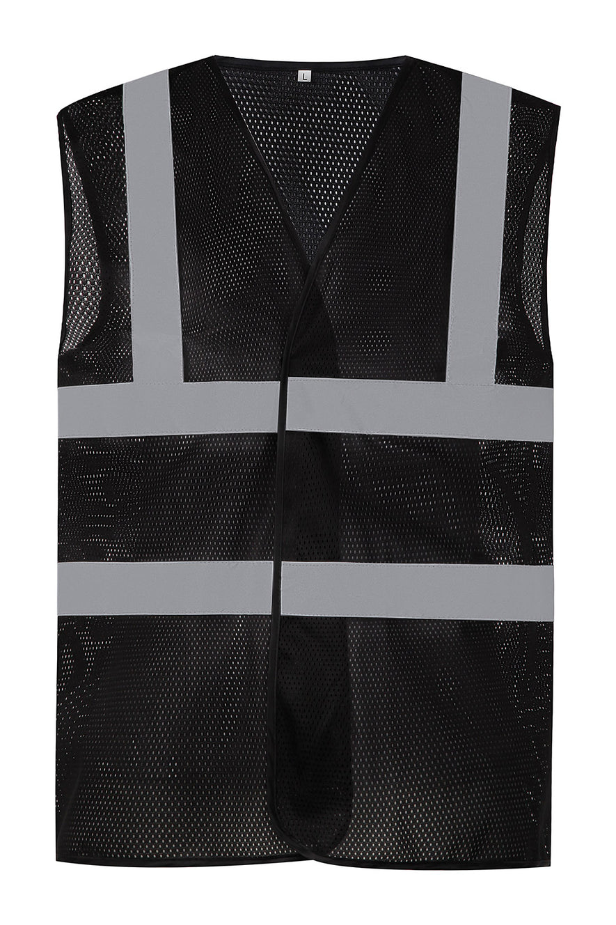 Top cool open mesh 2-band-and-braces waistcoat (HVW120)