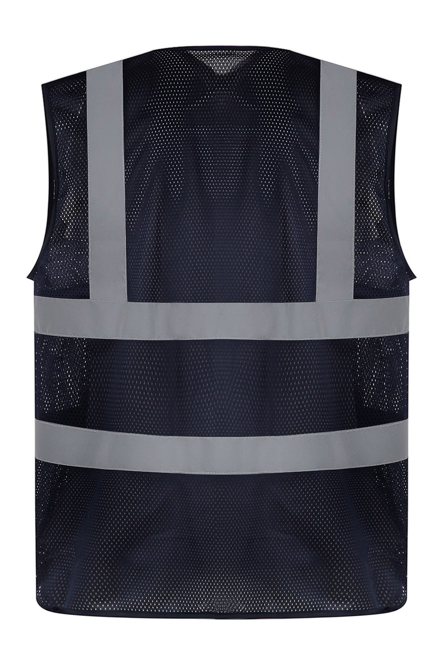 Top cool open mesh 2-band-and-braces waistcoat (HVW120)