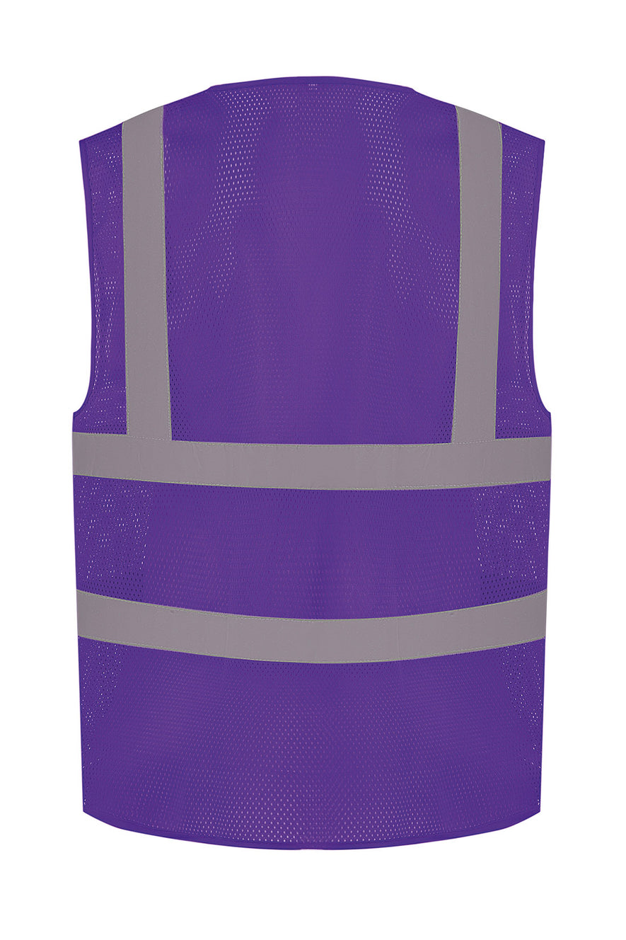 Top cool open mesh 2-band-and-braces waistcoat (HVW120)