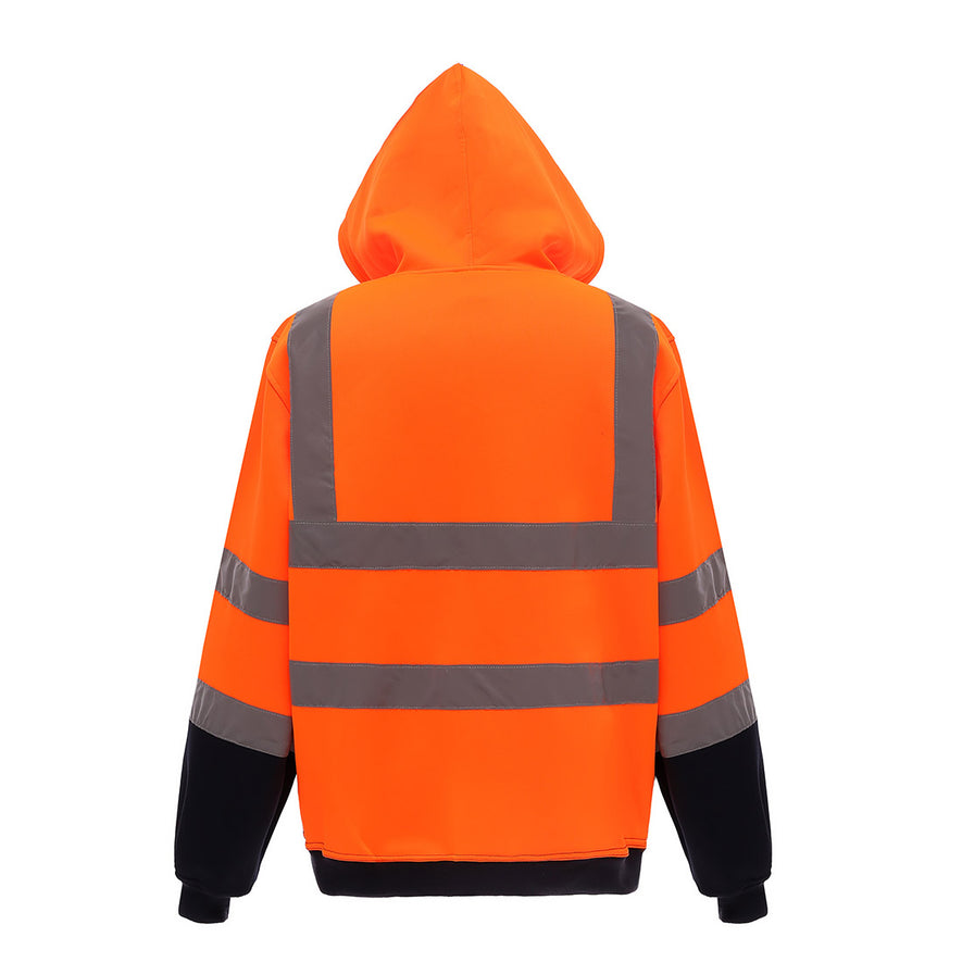 Hi-vis zip hoodie (HVK07)