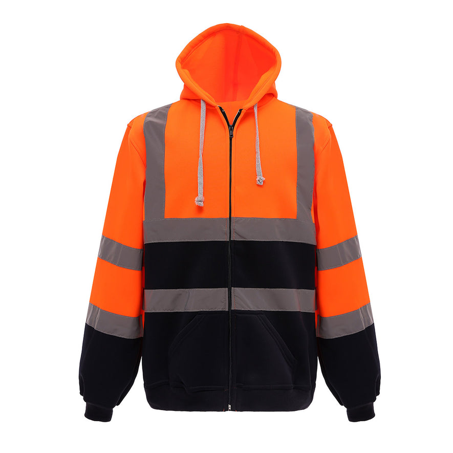 Hi-vis zip hoodie (HVK07)