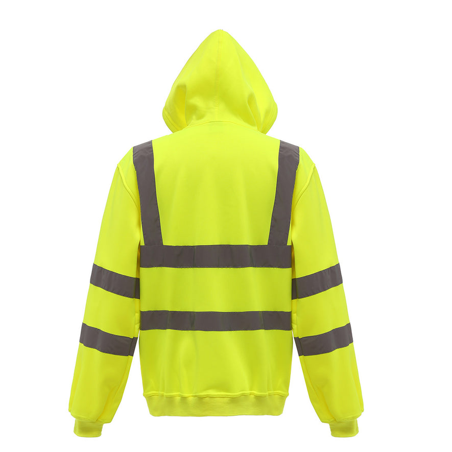 Hi-vis zip hoodie (HVK07)