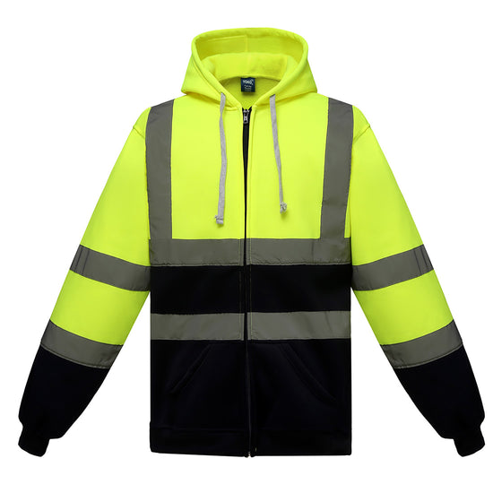 Hi-vis zip hoodie (HVK07)