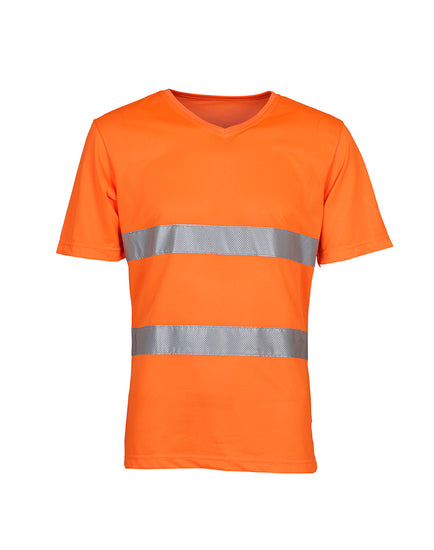 Hi-vis top cool super light v-neck t-shirt (HVJ910)