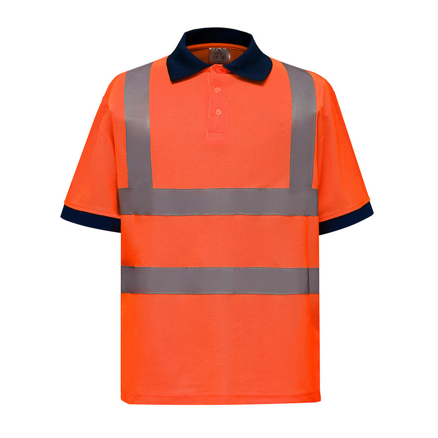 Hi-vis short sleeve polo (HVJ210)