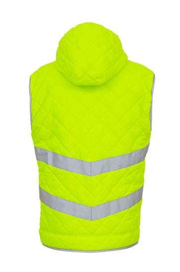 Hi-vis Kensington hooded gilet (HV007)